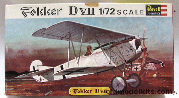 Revell 1/72 Fokker D-VII (D.VII) - Great Britain Issue, H632 plastic model kit